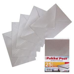 Pukka Pad Silver szilikonos boríték C6 ezüstszínű (9065-ENV)