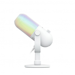 Razer Seiren V3 Chroma asztali talpas mikrofon feh&eacute;r (RZ19-05060200-R3M1)