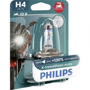 Philips X-Tremevision Moto H4 60/55 W 12 V halogén fényforrás (12342XV+BW)