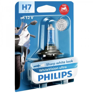 Philips WhiteVision Ultra H7 55 W 12 V halogén fényforrás (12972WVUBW)