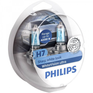Philips WhiteVision H7 55 W 12 V halogén fényforrás Xenon hatással (12972WVUSM)