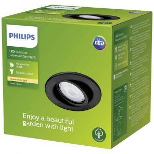 Philips Fresco LED-es be&eacute;p&iacute;thető l&aacute;mpa GU10 4.6 W fekete (8720169266858)