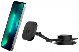 Spigen OneTap ITS35-3 aut&oacute;s tart&oacute; műszerfalra, sz&eacute;lv&eacute;dőre fekete (ACP04630)