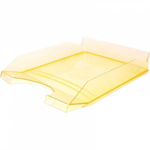 Victoria műanyag iratt&aacute;lca &aacute;ttetsző narancss&aacute;rga (IDTAN)