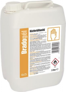 Bradog&eacute;l alkoholos k&eacute;zfertőtlen&iacute;tő g&eacute;l 5 liter (22234)