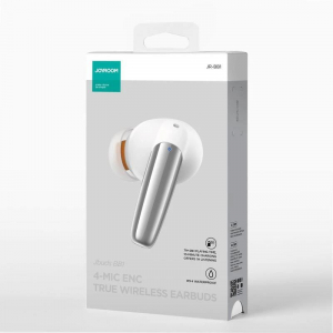 Joyroom JR-BB1 Jbuds Bluetooth fülhallgató fehér (6956116772680)