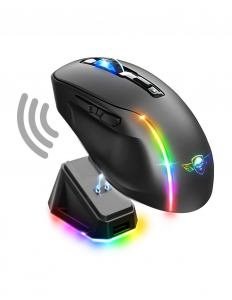 Spirit Of Gamer ELITE M50 DARK vezeték nélküli egér fekete (S-EM50BK)