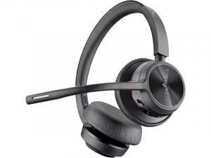 HP Poly Voyager 4320 headset Microsoft Teams-tan&uacute;s&iacute;tv&aacute;nnyal + BT700 hardverkulcs (77Y98AA)