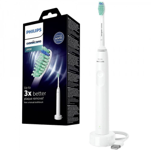 Szónikus elektromos fogkefe, fehér, Philips Sonicare 2100 HX365113