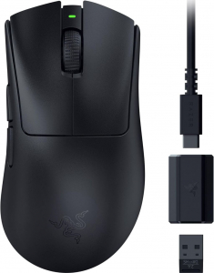 Razer DeathAdder V3 HyperSpeed vezeték nélküli Esport egér fekete (RZ01-05140100-R3G1)