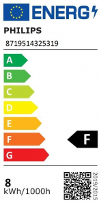 Philips Lighting LED EEK: F (A - G) G13 Cső forma T8 KVG, VVG 8 W 10 db, 32531900