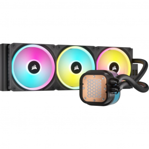 Corsair iCUE LINK H150i RGB LCD univerzális CPU vízhűtés fekete (CW-9061008-WW)
