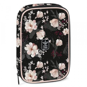 Ars Una Flowery black többszintes tolltartó (54953741)