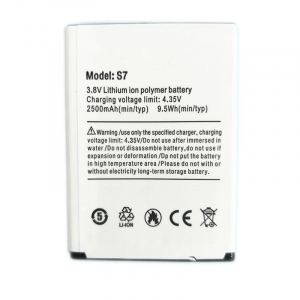 Ulefone 2500mAh LI-Polymer akkumulátor Ulefone S7/S7 PRO készülékhez "Gigapack csomagolás" (GP-19268)