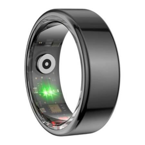 Colmi R02 21.3mm 12-es méret okos gyűrű fekete (6972436985524)