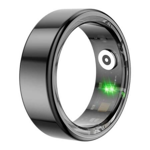 Colmi R02 21.3mm 12-es méret okos gyűrű fekete (6972436985524)