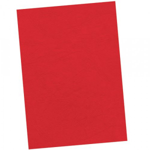 Fellowes Delta matt h&aacute;tlap spir&aacute;loz&aacute;shoz, piros, A4, 25db (5373702)