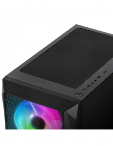 Spirit Of Gamer Rogue 7 táp nélküli ablakos mATX ház fekete (8303RA)