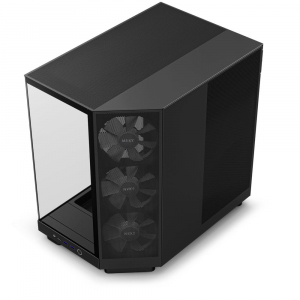 NZXT H6 Flow RGB táp nélküli ablakos ház matt fekete (CC-H61FB-R1)