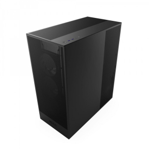 NZXT H7 Flow táp nélküli ablakos ház matt fekete (CM-H72FB-01)