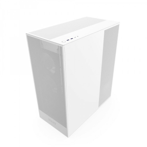 NZXT H7 Flow RGB táp nélküli ablakos ház matt fehér (CM-H72FW-R1)