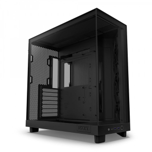 NZXT H6 Flow táp nélküli ablakos ház matt fekete (CC-H61FB-01)