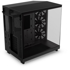 NZXT H6 Flow táp nélküli ablakos ház matt fekete (CC-H61FB-01)