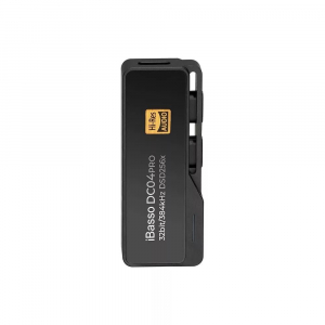 iBasso DC04 PRO DAC USB Type-C és 3,5mm Jack és 4,4mm Pentaconn csatlakozókkal fekete