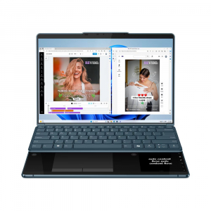 Lenovo Yoga Book 9 13IMU9 Laptop Win 11 Pro kékeszöld (83FF002HHV)