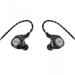 iBasso 3T-154 In-ear monitor fülhallgató 2-pin ezüstözött réz kábellel fekete