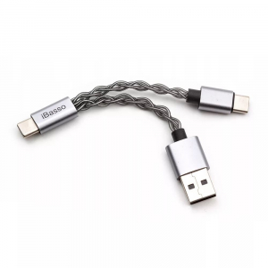 iBasso CB19 OTG Y-adatkábel 2x USB Type-C dugó és egy USB-A dugó táp csatlakozóval