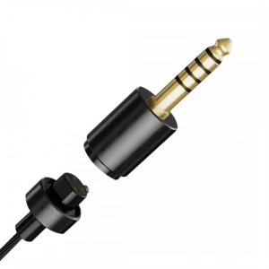 iBasso 3T-154 In-ear monitor fülhallgató 2-pin ezüstözött réz kábellel fekete