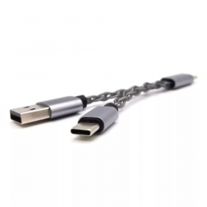 iBasso CB19 OTG Y-adatkábel 2x USB Type-C dugó és egy USB-A dugó táp csatlakozóval
