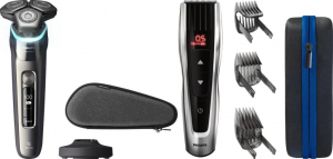 Philips S9974/35 Shaver Series 9000 nedves &eacute;s sz&aacute;raz elektromos borotva + Philips Series 9000 HC9420/15 (PHIBUN06)