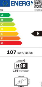 TCL 75P655 75" 4K UHD Smart LED TV