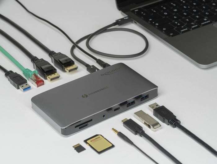 Delock Thunderbolt 3 dokkoló állomás 8K (87777)