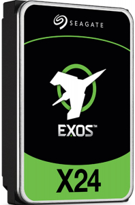 20TB Seagate 3.5" Exos X24 SAS merevlemez (ST20000NM007H)
