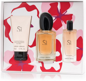 Giorgio Armani Sí EdP 50ml + utazó parfüm 15ml + hidratáló 50ml Hölgyeknek