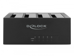 Delock USB-C  Dokkol&oacute; &aacute;llom&aacute;s 4 x SATA HDD / SSD sz&aacute;m&aacute;ra (63930)
