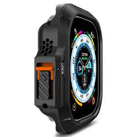 Spigen Lock Fit Apple Watch Ultra 2 / 1 49mm védőtok fekete (ACS06208)