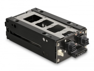 Delock Slim Mobil Rack 2 x 2.5  U.2 NVMe SSD-hez 5.25  kerettel (47011)