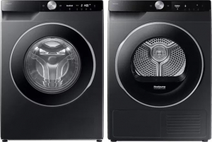 Samsung DV90T6240LB/S7 szárítógép + Samsung EcoBubble WW90DG6U85LBU4 mosógép