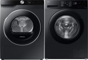 Samsung DV90T6240LB/S7 szárítógép + Samsung WW80CGC04DABLE mosógép