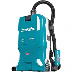 Makita akkumulátoros háti porszívó (VC012GZ01), tartályos porszívó (kék, akkumulátor és töltő nélkül)