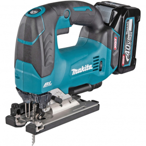 Makita akkumul&aacute;toros lengőfűr&eacute;sz (JV002GZ) XGT, 40 voltos (k&eacute;k/fekete, akkumul&aacute;tor &eacute;s t&ouml;ltő n&eacute;lk&uuml;l)