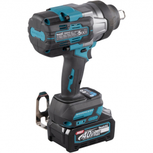 Makita akkumulátoros ütvecsavarozó (TW001GM201) XGT, 40V (kék/fekete, 2x Li-Ion XGT akkumulátor 4Ah, tokban)