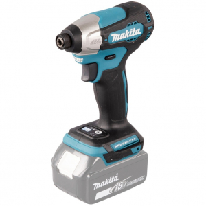 Makita akkumulátoros ütvecsavarozó (DTD157Z), 18 volt (kék/fekete, akkumulátor és töltő nélkül)