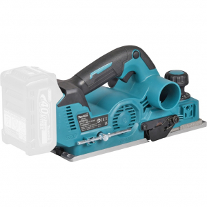 Makita akkumul&aacute;toros gyalu (KP001GZ), 40 voltos, elektromos gyalu (k&eacute;k/fekete, akkumul&aacute;tor &eacute;s t&ouml;ltő n&eacute;lk&uuml;l)