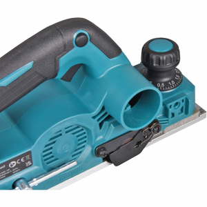 Makita akkumul&aacute;toros gyalu (KP001GZ), 40 voltos, elektromos gyalu (k&eacute;k/fekete, akkumul&aacute;tor &eacute;s t&ouml;ltő n&eacute;lk&uuml;l)