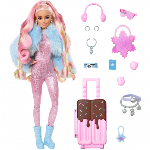 Mattel Barbie Extra Fly - Mattel Barbie baba téli ruhával (HPB16)